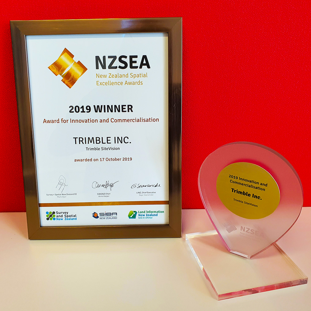 SiteVision wins 2019 New Zealand Spatial Excellence Award